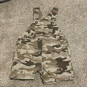 Baby carhartt 6 M bib overalls